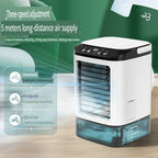 2026  Ultrasonic Mini Air Conditioner 3-Speed Portable Cooler with Colorful Light Humidifier