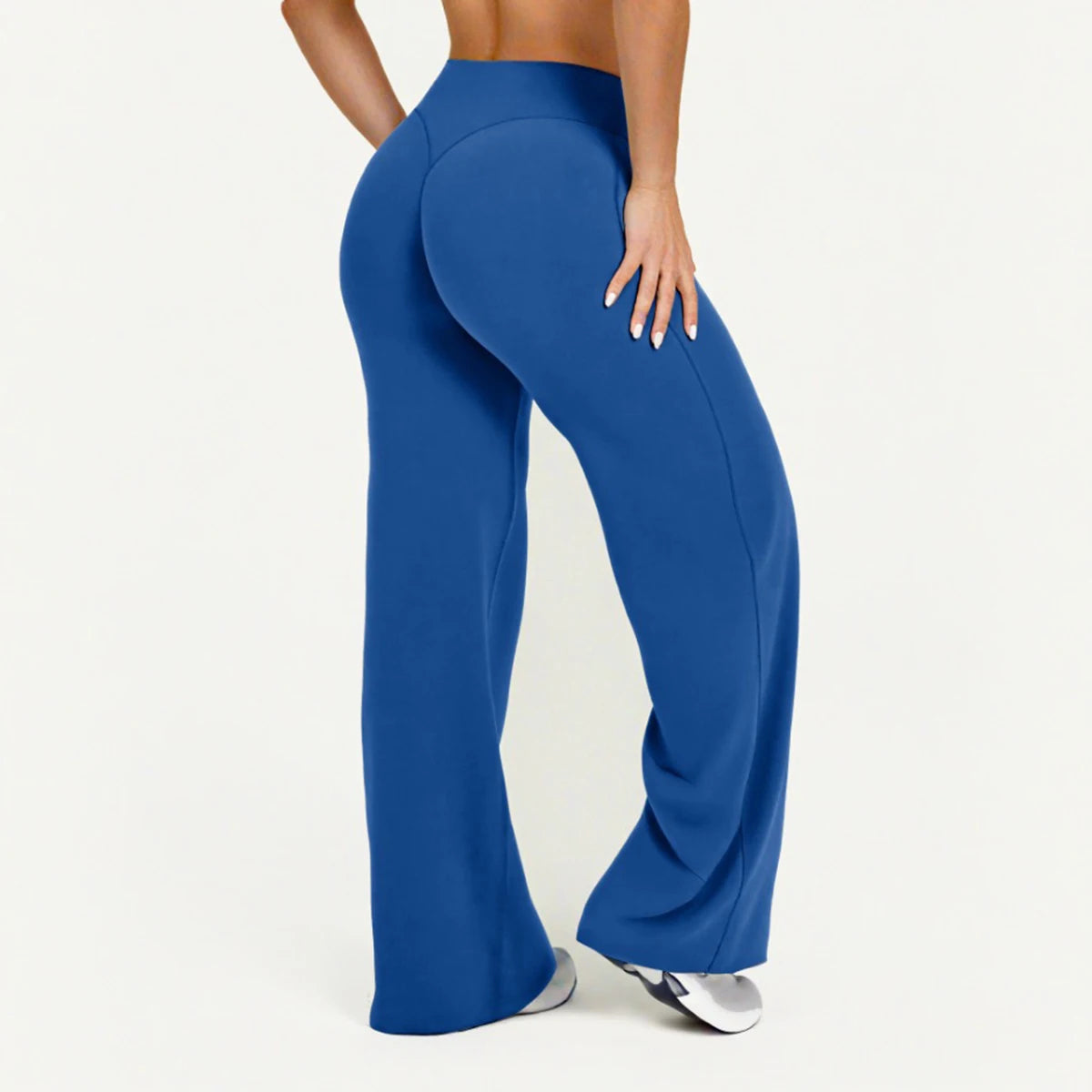 Flared Leggings Straight Leg Leggings Woman Wide-leg Pants Yoga Breathable Fitness Clothing Versatile Casual Pants