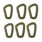 Tactical Carabiner Carabina Karabiner Clip Plastic Cadet Hiking Camping