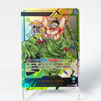 One Piece Roronoa Zoro Series Set Championship Treasure Cup Promo Anime Collectibles DIY Replica Cards Texture Card