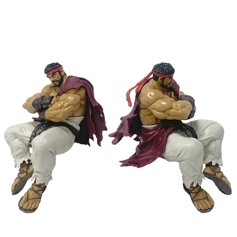 14cm Street Fighter 6 Anime Game Figure Ryu Action Figure Noodle Stopper Ryu Figurine Room Decorations PVC Collection Model Toys