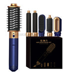 6 in 1 Hair Dryer Brush Hot Comb Set Professional Curling Iron Hair Straightener Styling Tool Air styling Hair Dryer Household