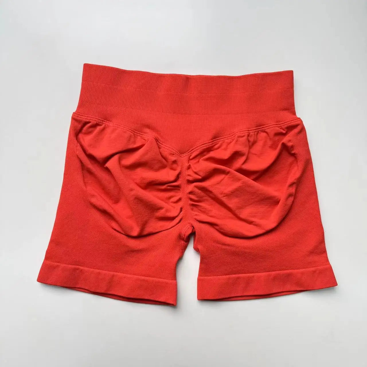 Impact Shorts 4.5" Seamless High Stretch Low Ribbed Band Subtle Glute Contour Shorts Fitness Workout Yoga Gym Shorts