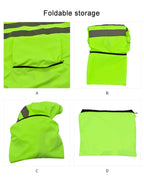 WOSAWE Cycling Windbreaker Men Packable Windproof Reflevtive Jacket Running Biking Hiking Riding Wind Coat MTB Bicycle Jersey