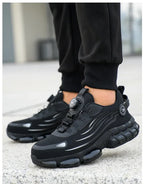 Men's Safety Shoes Protection And Elastic Safety Boots Fashionable Casual Shoes Breathable Odor Protection Men's Work Shoes