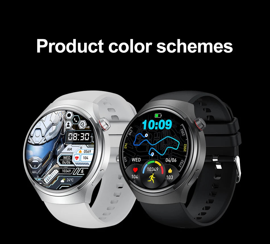 2026 New Watch 5 Pro Upgrade GPS NFC Men's Smartwatch 360*360 AMOLED HD Bluetooth Call Waterproof Smart Watch For Android iOS
