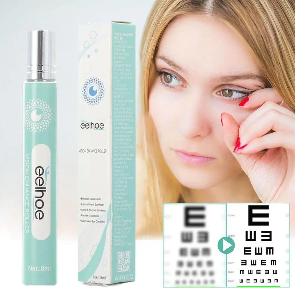 High-end 8ml Quickly Restore Vision Enhance Roller Promotes Clearer Eyesight Mild Relax Massage Fatigue Relief For Eye Care Main image