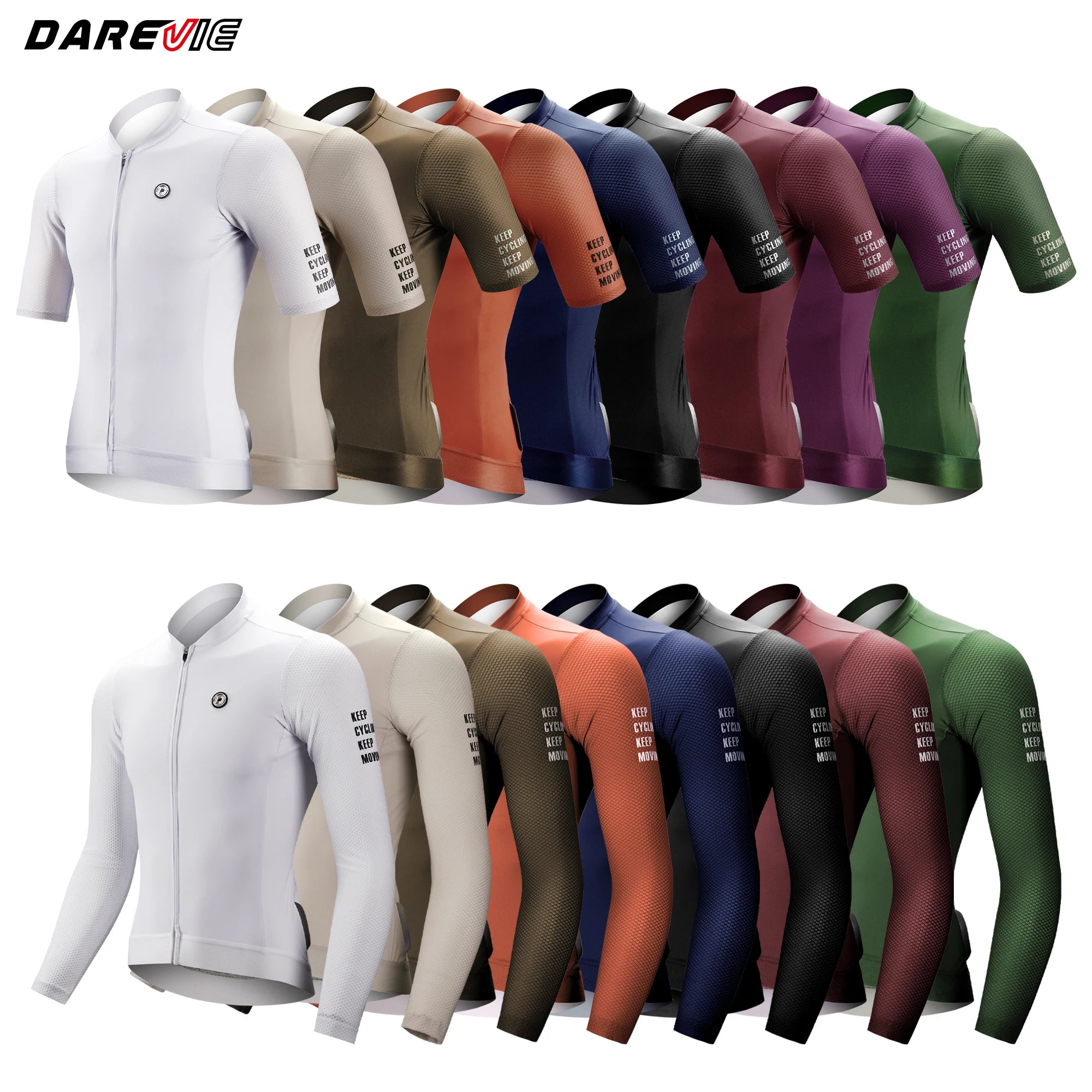 DAREVIE Cycling Jersey Small Size SPF 50+ Training Level Men Women Long Sleeves Cycling Jersey Breathable Man Cycling Maillott Main image