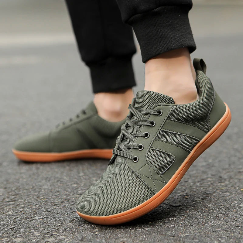 FANCYLEE Classic Women's GAT Barefoot Sneakers Retro Suede Minimalist Walking Shoes Wide Fit Zero Drop Casual Shoes Size 36-41