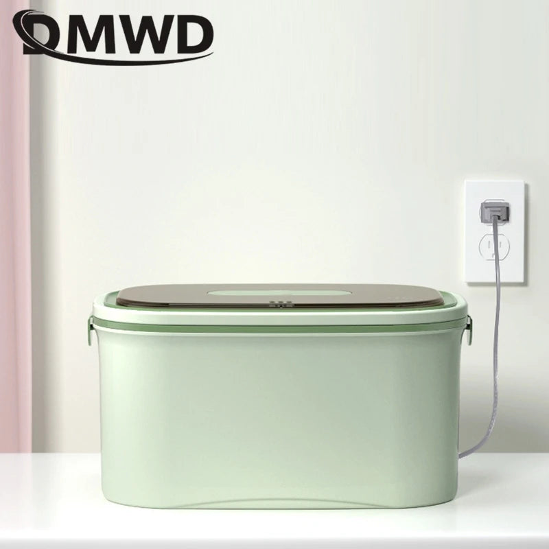 DMWD Household Wet Wipes Heaters Electric Baby Wet Tissue Warmer Portable Heating box Wet Towel Dispenser Thermostat 45-55℃ 220