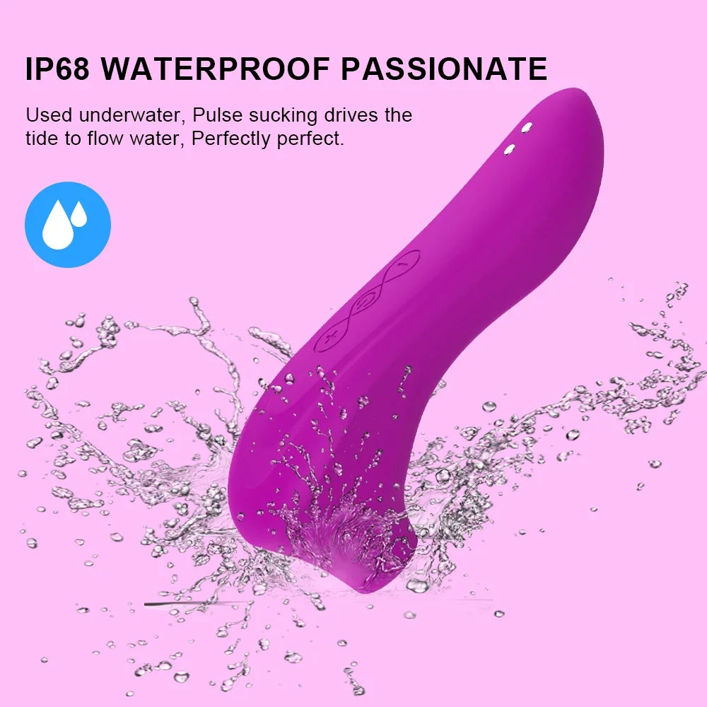 Nipple Teasing Sucking Vibrator Clitoris G-Spot Stimulating Massager Powerful Sucking Oral Sex Female Masturbator Adult Products