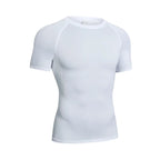 Men's Compression Long Sleeve Shirt Black Fitness T-shirt Male Running  Quick Drying Gym Top Sun Protection Sports Base Layer