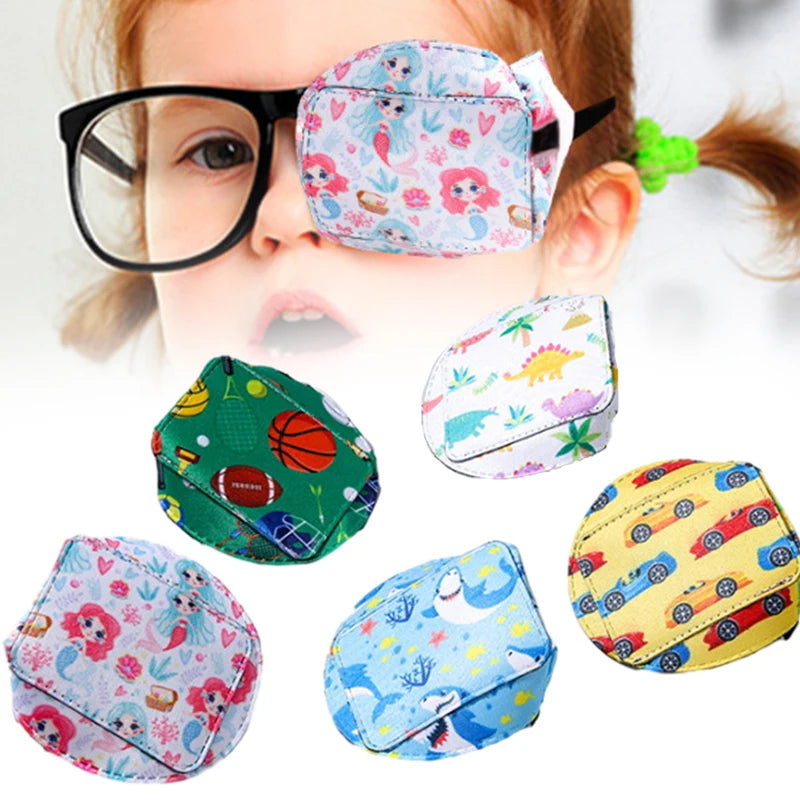 1pcs Cute Kids Strabismus Treatment Vision Care Children Health Child Occlusion Medical Lazy Eye Patch Eyeshade
