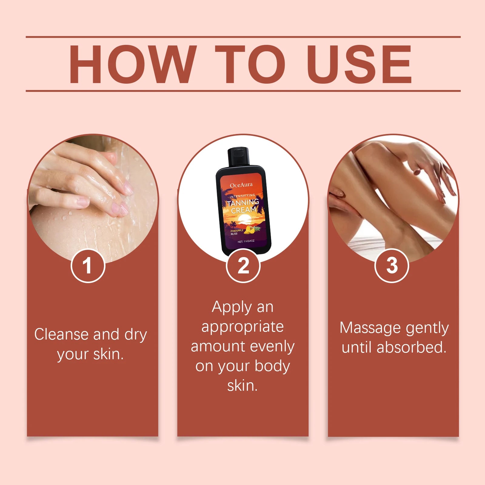 Body Tanning Cream In Solarium Accelerate Skin Bronzing Strengthen Melanin Promote Healthy Skin Tone Natural Self Tanning Lotion