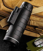 DISCOVERY 40x60 Monocular Telescope with Smartphone Holder & Tripod, High Power BAK4 Prism Lens Monocular For Hunting Camping