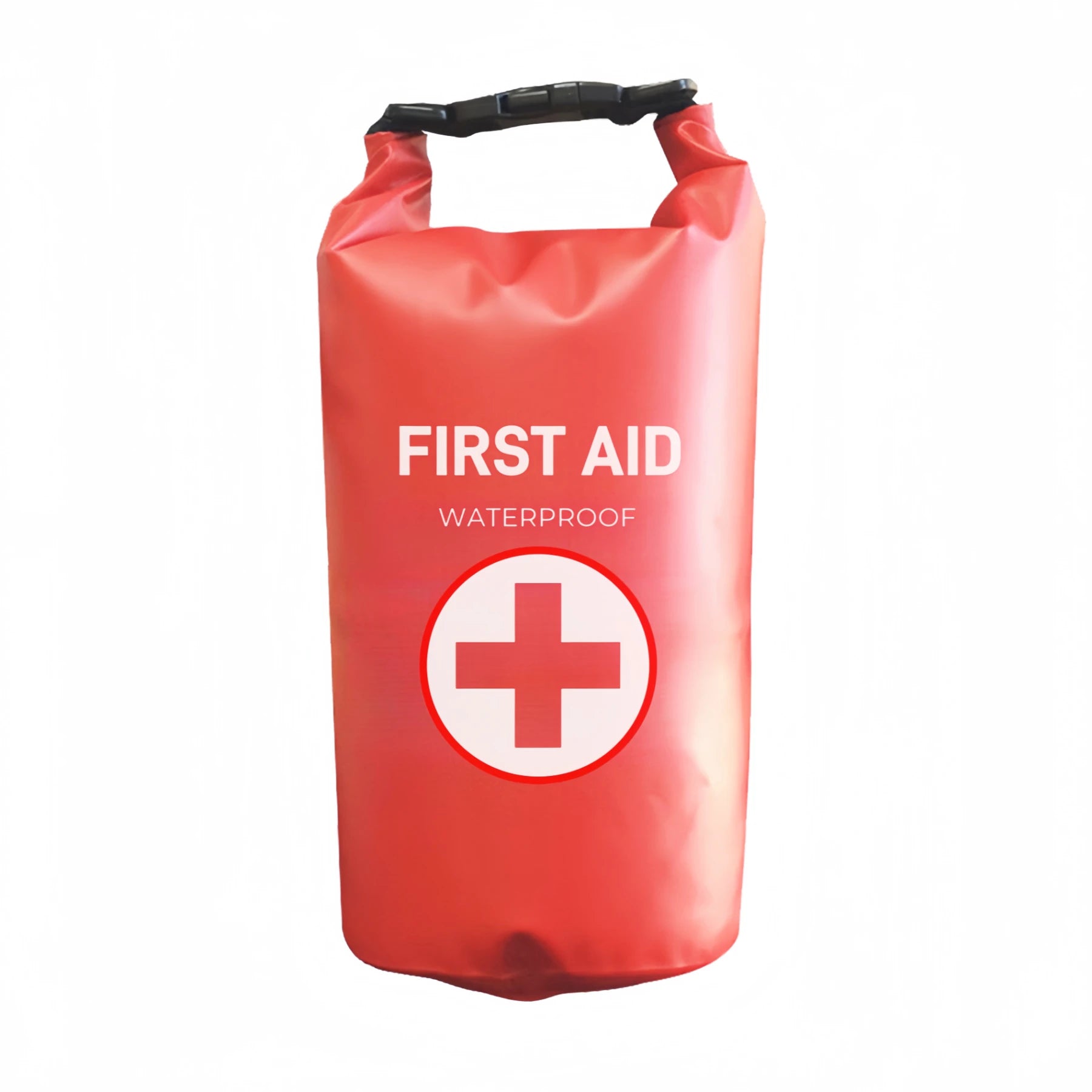 2L Portable Waterproof First Aid Bag Outdoor Emergency Kit Survival Home Car Travel Fishing Hiking Red Shoulder Straps Medical Main image