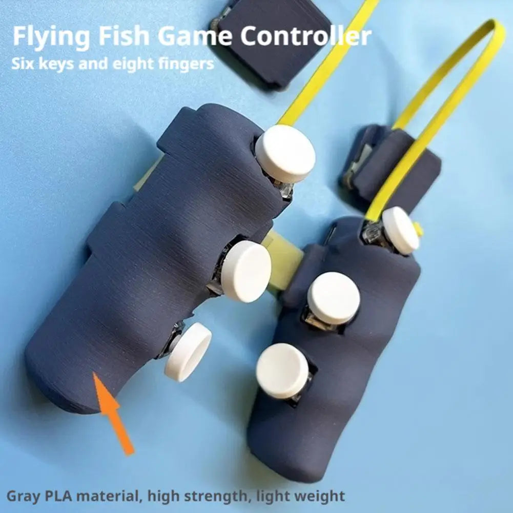 DIY 3D Tablet Game Controller Tablet Game Handle, 8/6/4 Buttons, Pulse Continuous Shooting, For PUBG Gamepad For Ipad Nubia W8E0