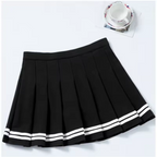 Vintage Korean Style Patchwork Skirt Harajuku JK Black Pleated Skirts Gothic Streetwear High Waist Mini Skirt Women Punk Skirt