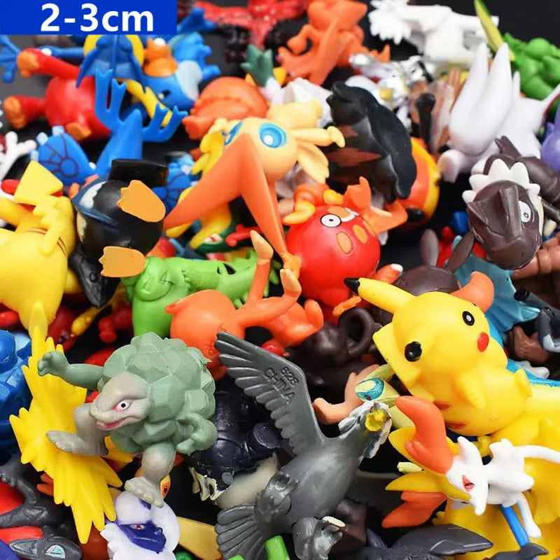 144 Style Anime  Action Figure Model Pokemon Figure Toys Ornamental Decoration Collect Toys For Children's Christmas Gift