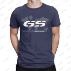 2025 Summer New Cotton For 1250 GS Exclusive for BMW Fans Motorrad R1250GS Motorcycle T Shirt Men Hip Hop Streetwear Unisex Tops