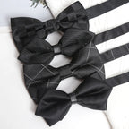 1PCS Bow Ties Butterfly Party Wedding Men Tie Black Adjustable Bowknot Bowtie Classic Butterfly Adult Accessories Business Gift