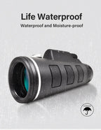 DISCOVERY 40x60 Monocular Telescope with Smartphone Holder & Tripod, High Power BAK4 Prism Lens Monocular For Hunting Camping