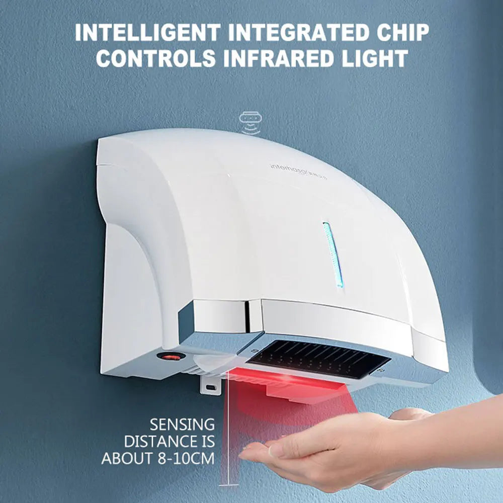 Fully Automatic Hand Dryer Induction Hot and Cold Hand Drying Machine Hotel Hand Dryer  sèche-mains осушитель Main image