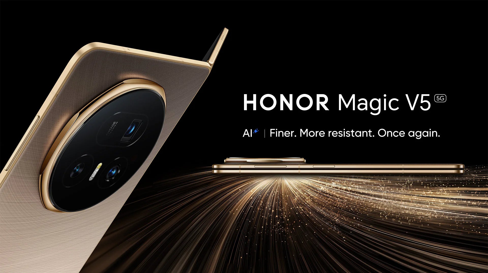 HONOR Magic V5 Global Version Original 5G Smartphone Dual HDR OLED Display Snapdragon 8 Elite 5820mAh 7.95" 66W SuperCharge
