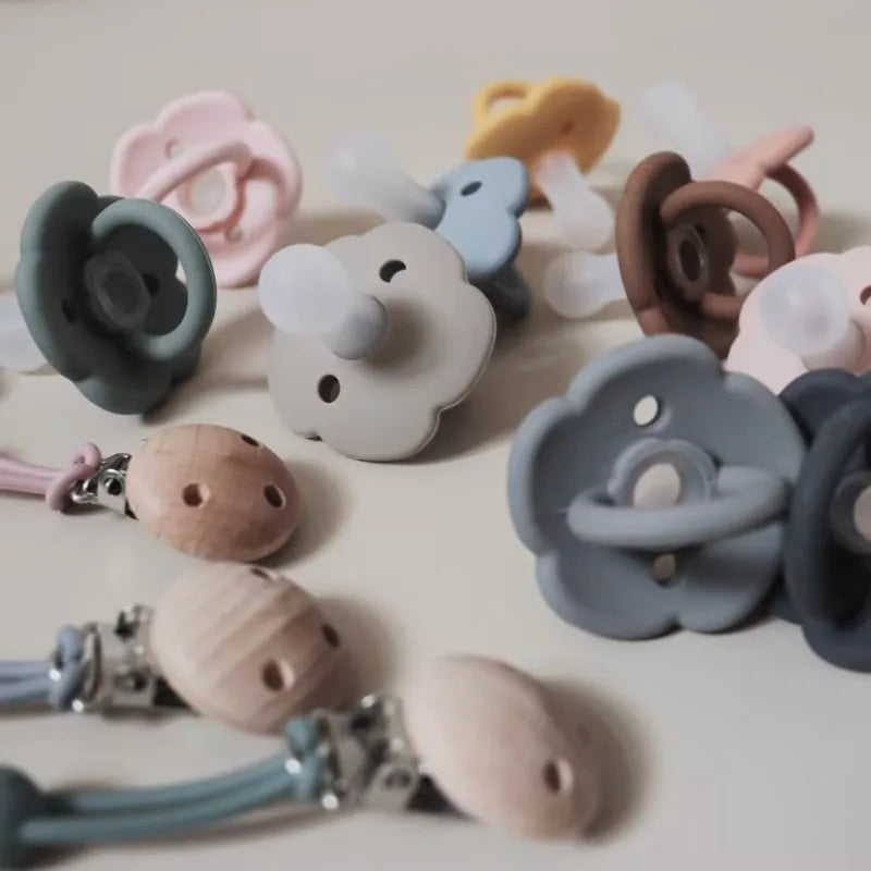 1PC Baby Pacifier Baby Silicone Lace Pacifier Anti-crying Sleep Anti-flatulence Maternal and Child Product Accessories Secondary image