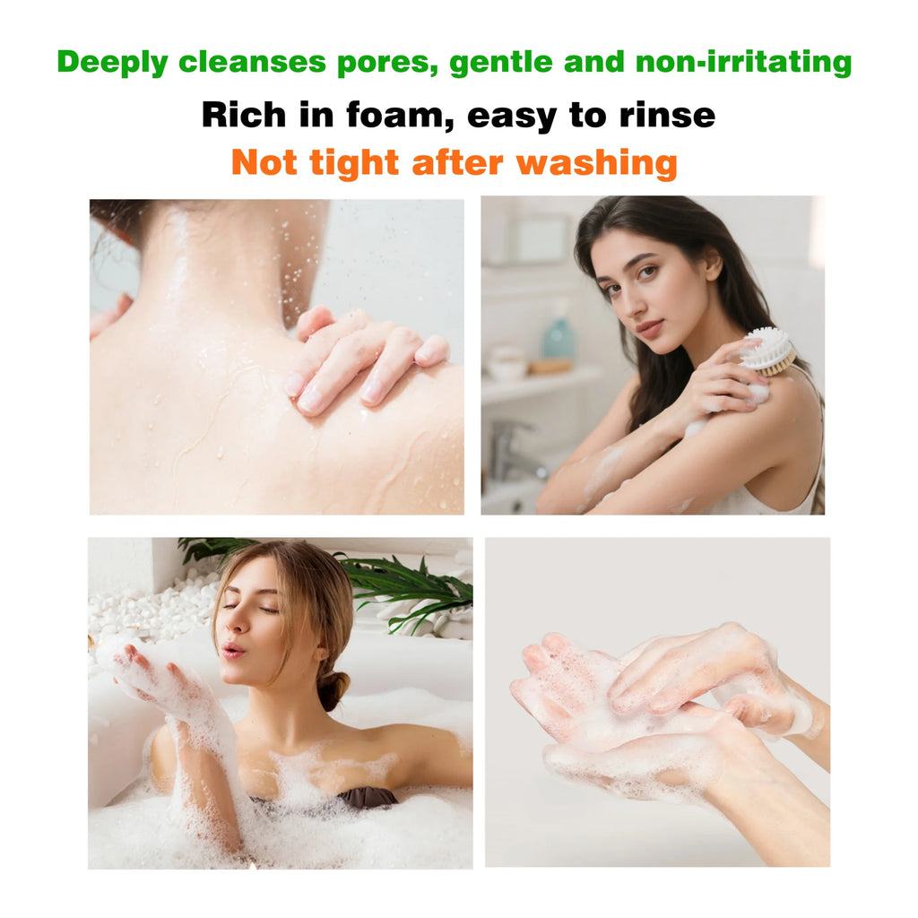 3pcs Papaya Soap Cleansing and moisturizing handmade soap for bathing, face washing, and skin moisturization