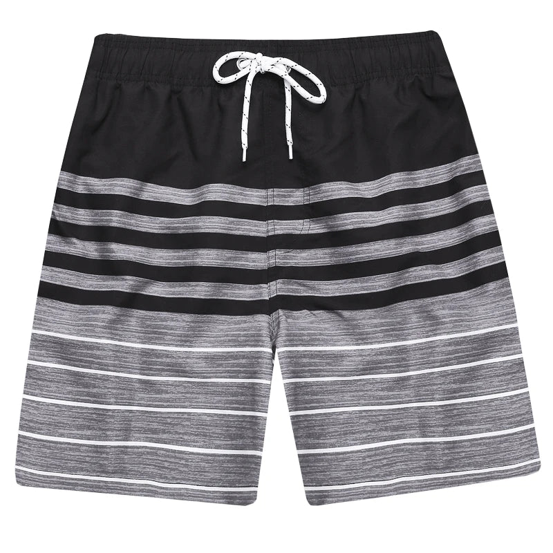 DATIFER Summer Men Beach Print Shorts Surfing Swimwear Fitness Workout Trunks Male Sportswear With Pockets Pants