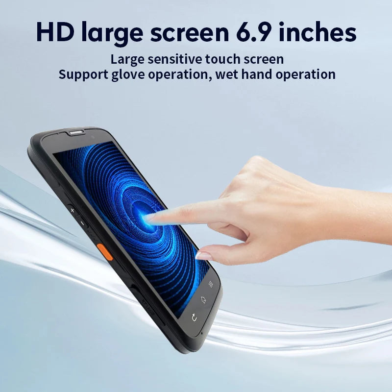 Android 12 Handheld PDAS 1D 2D Qr Barcode Scanner Inventory Mobile Data Terminal