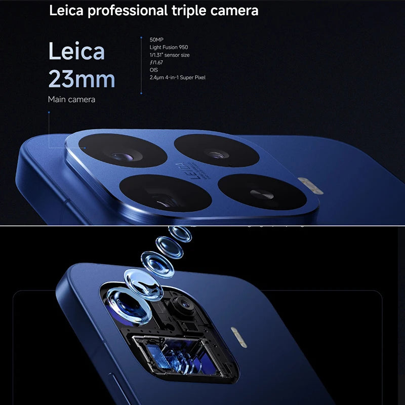 Xiaomi HyperOS Mobile Phone 6.83 "AMOLED Display Leica 5X Telephoto Lens 7000mAh (type) Silicon-carbon Battery Global Version Xiaomi 17T Pro Cellphone