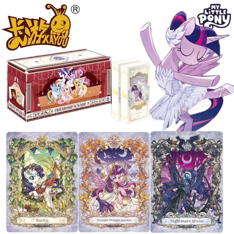 KAYOU Genuine New My Little Pony Friendship Eternal Star Bag 2 Rhythm Moon AR Gilded Decoration OR Collection Card Gift Main image