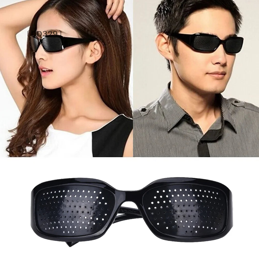 〔DD329〕 1 Pcs Glasses Vision Anti-fatigue Eyesight Care Improver Stenopeic Pin Pinhole Glasses,