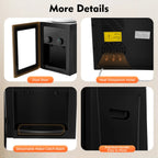 550W Portable Electric Hot and Cold Water Dispenser with Food-Grade Stainless Steel Inner Liner for Multiple Buckets
