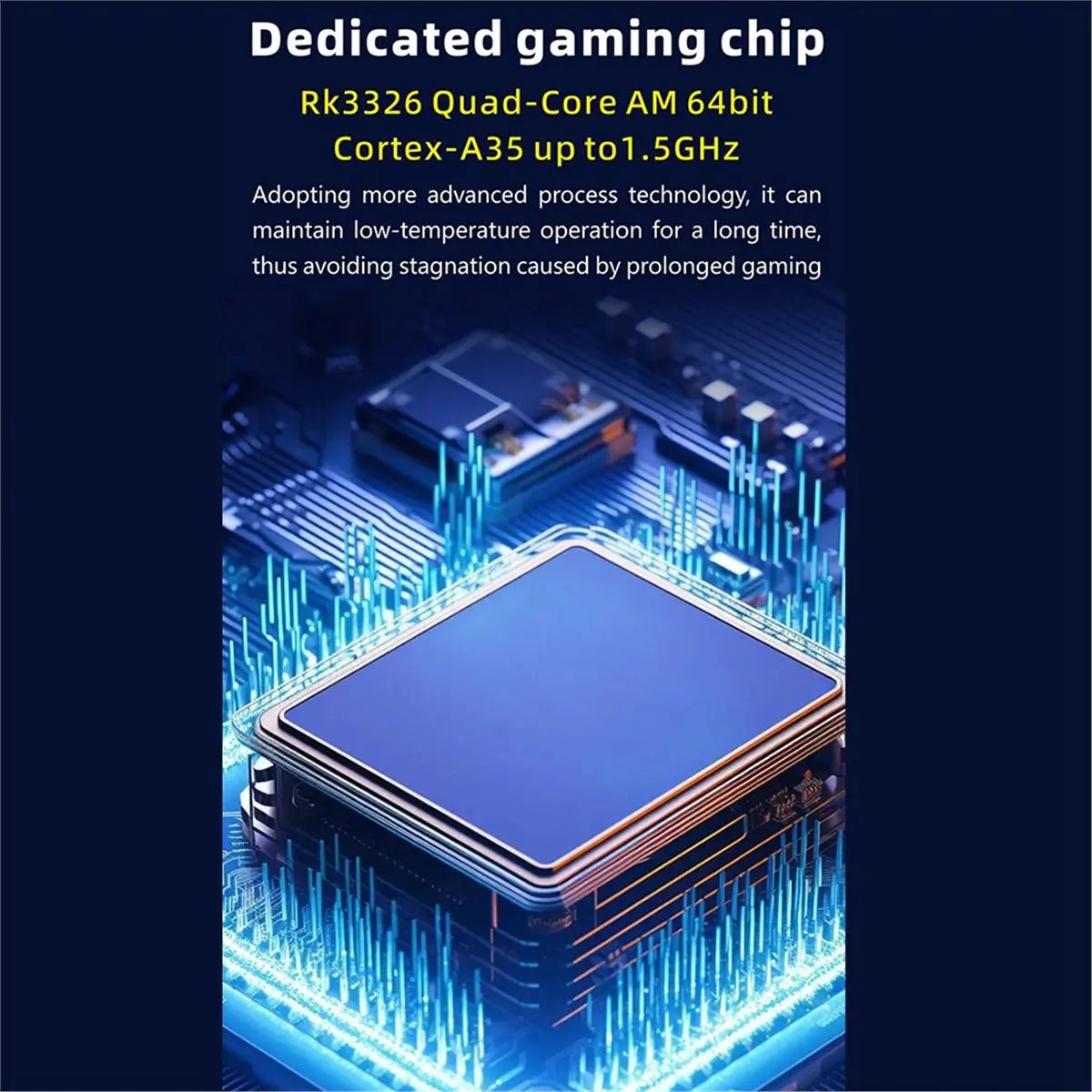 ABZJ RG36PRO Handheld Game Console 3.5 Inch IPS Screen Mini Arcade RGB Light 3D Joystick Support 10+ Simulators Game Player A Main image