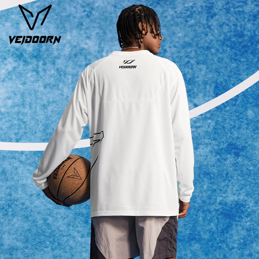 2025 Mens Quick Dry Workout T-Shirt Moisture Wicking Training Top Gym Fitness Long Sleeve Running Basketball Tee Athletic Wear