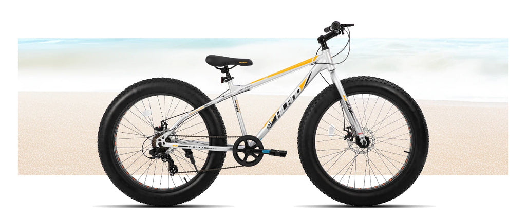 Hiland 20 Inch Kids' Bicycles Fat Tire Mountain Bike for  Age 5 + Years, Shimano 7-Speed, Dual-Disc Brake,Kids BeachBicycle
