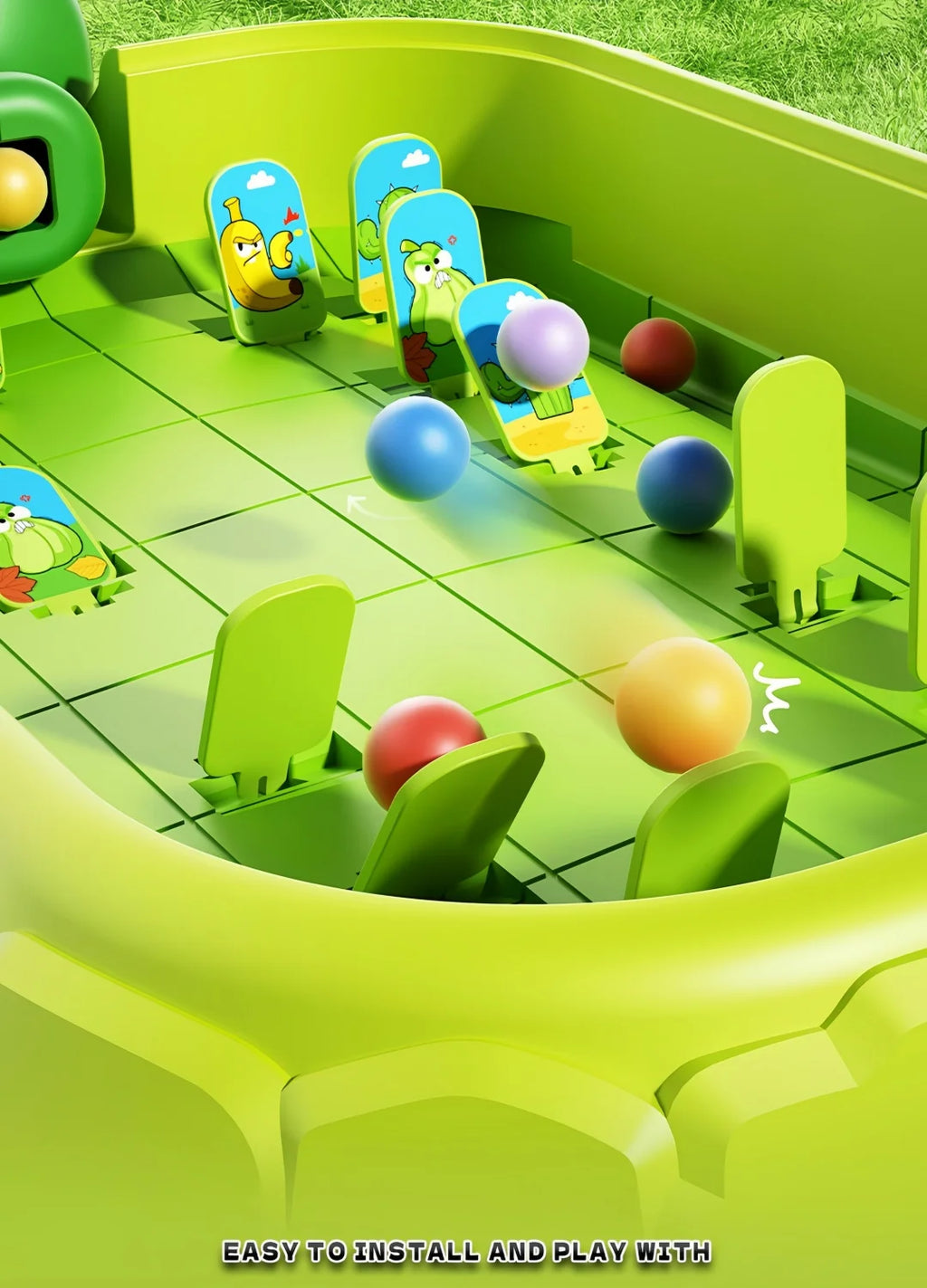 Plants vs Zombies 2-Player Tabletop Shooting Battle Game Interactive Family Educational Toy for Kids Adults Family Party Gifts