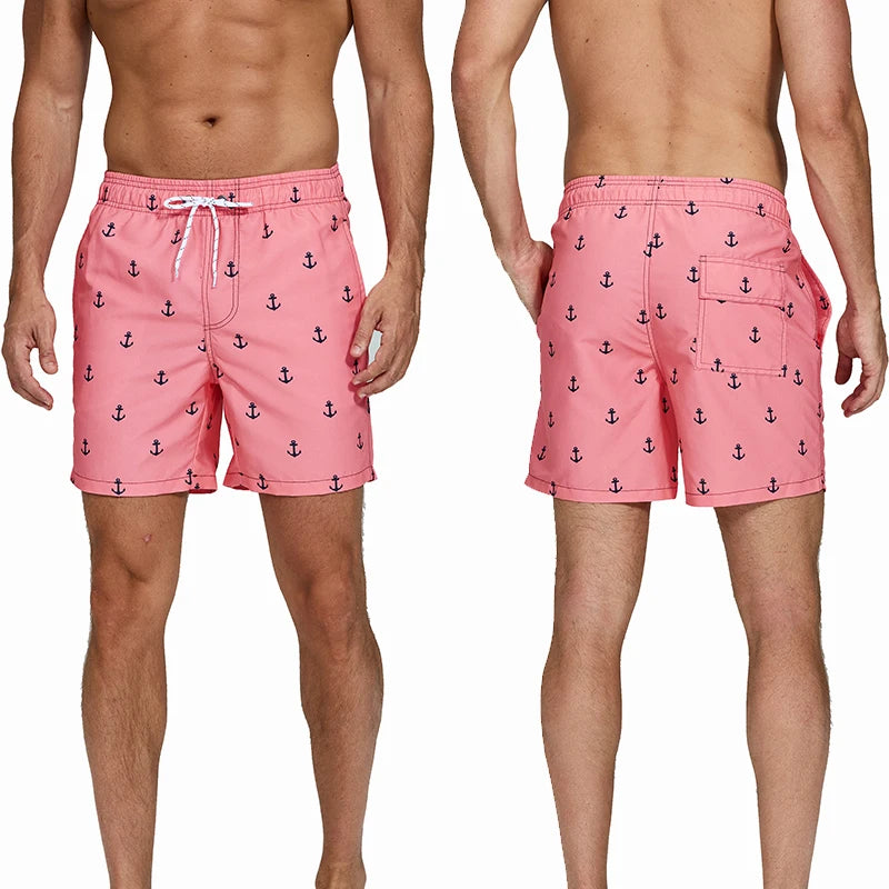 DATIFER Men's Sports Short Beachwear New Style Polyester Printing Fitness Beach Pants Surfing Swimming Trunks Bathing Swimwear Secondary image