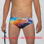 Zootekoi Men Swimwear Training Swim Shorts Beach Trunks Swimming Pants Swimsuit Jammer Summer Sports Surf Pantalones Shorts 2024