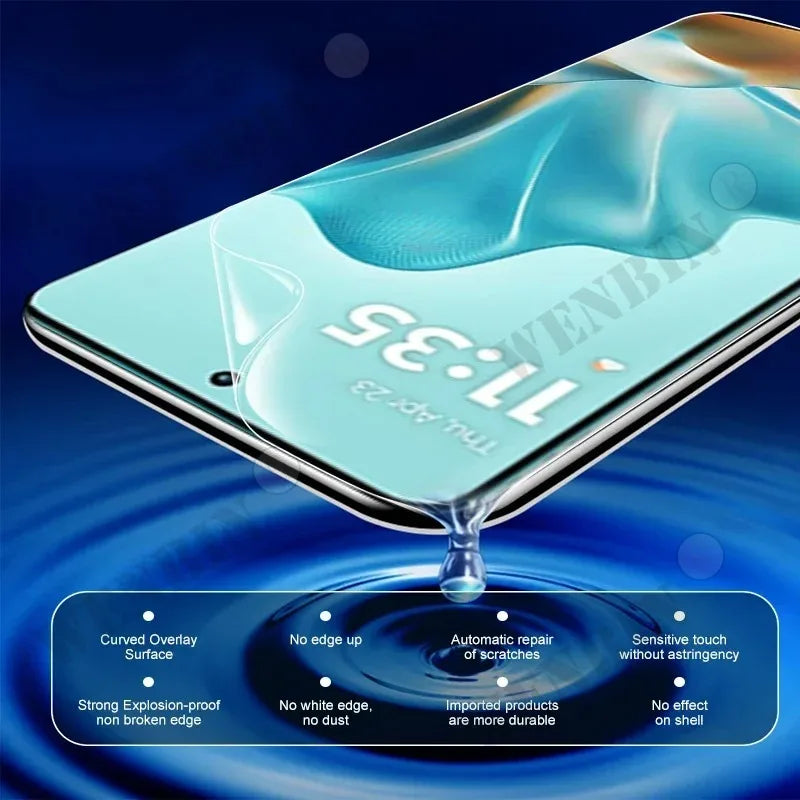 5Pcs Hydrogel Film For OPPO Find X9 X8 X7 X6 Pro Reno 14 13 FS Full Cover Screen Protector For OPPO