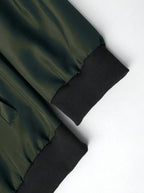 2024 Spring and Autumn New Baseball Collar Short Loose Solid Color Jacket Men's Business Casual Thin Coat Trend