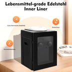 550W Desktop Water Dispenser Stainless Steel Liner PP Material 270x235x370mm 3kg Fast Heating & Cooling Dual-Use Water Dispenser