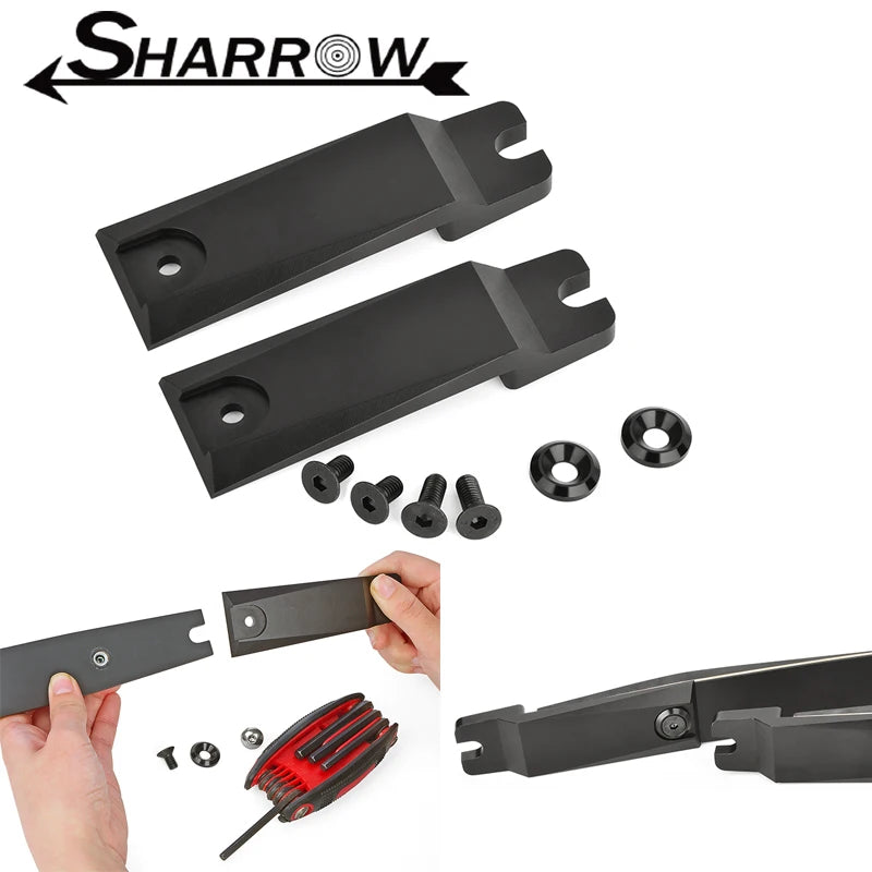 F-Transfer Interface Aluminum Adapter Module Convert ILF Bow Limb To Formula Interface for Archery Recurve Bow Shooting Hunting Main image