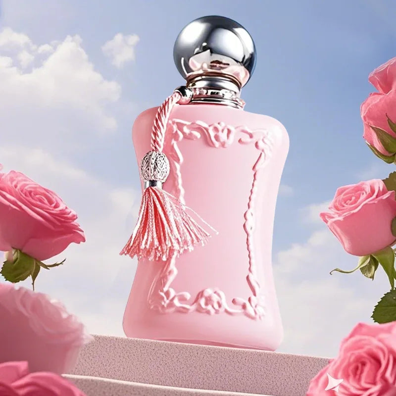Brand Rose 75ML Perfume Women Spray Flirting Pheromone Long Lasting Floral Fresh Romance Vibrant Light Fragrance Dating Gift