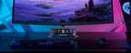 Divoom Times Gate Gaming Room Setup Digital Clock with Smart APP Control, WiFi Connect, RGB LED Display, Office Decor Cyberpunk