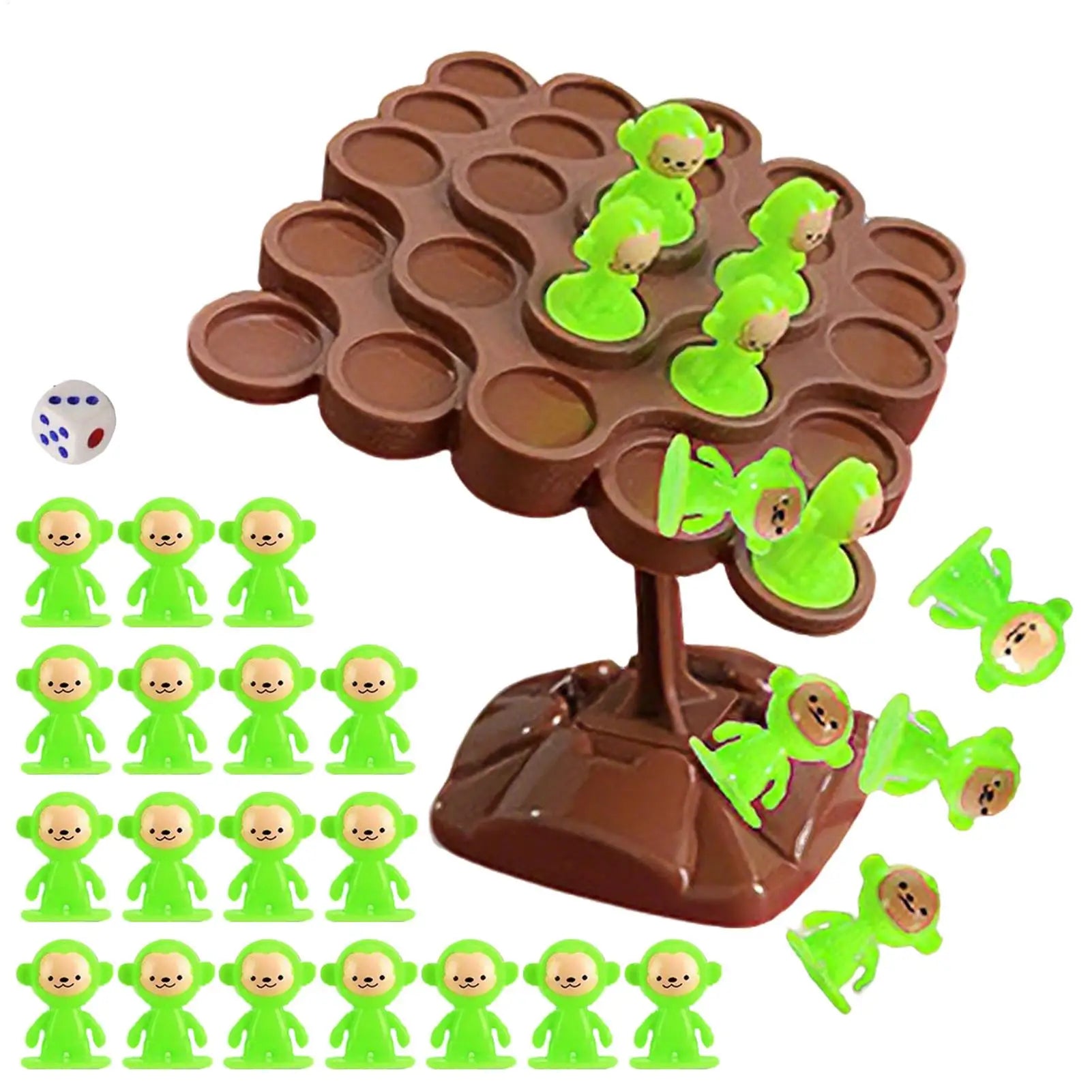 1pc Balancing Tree Toy Digital Monkey Balance Scale Educational Number Board Game Kids Learning Toys Montessori Math Toy Secondary image