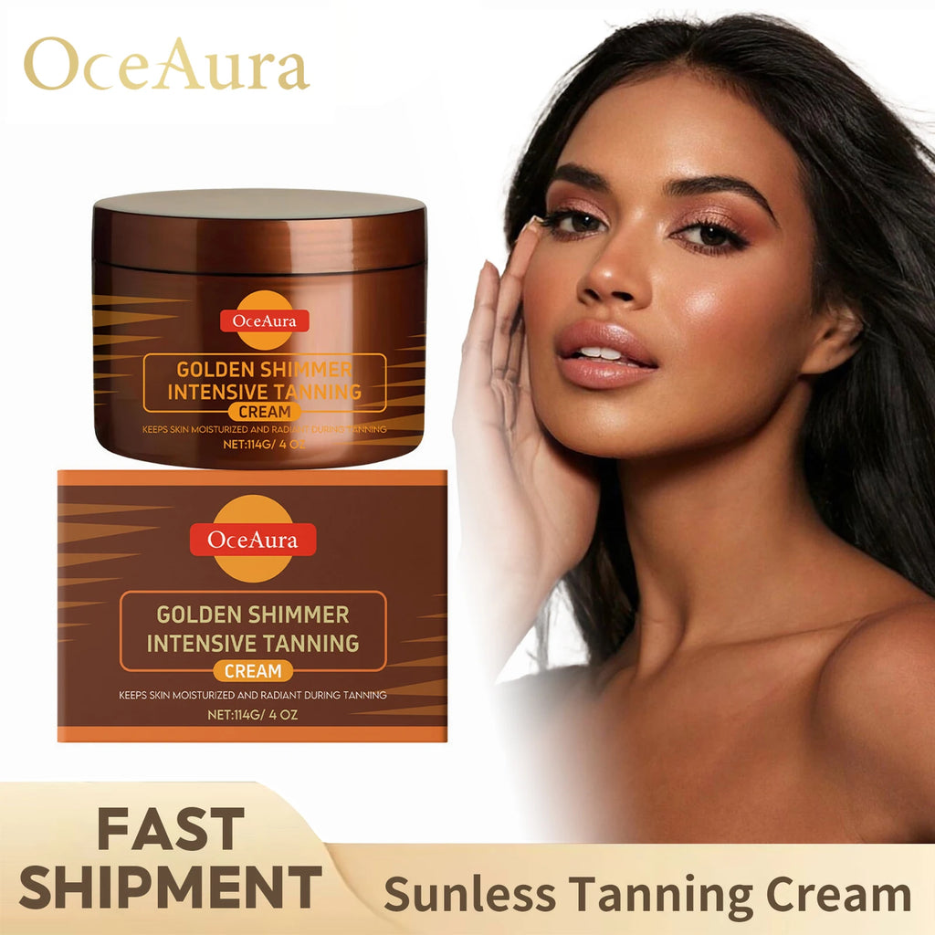 114g Tanning Accelerator Gel Lasting Self Solarium Sunless Tanner Body Face Glow Bronzer Nourishing Skin Tanning Boosting Cream